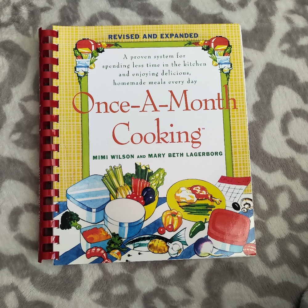 Once a month cooking cookbook book recipe coil